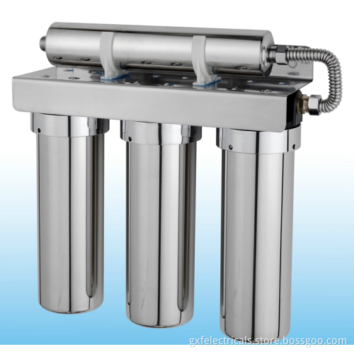 4stage home water filter, kitchen water prefilter, water purifier